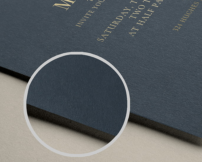 quality paper dark navy papermint custom wedding invitation and stationery design
